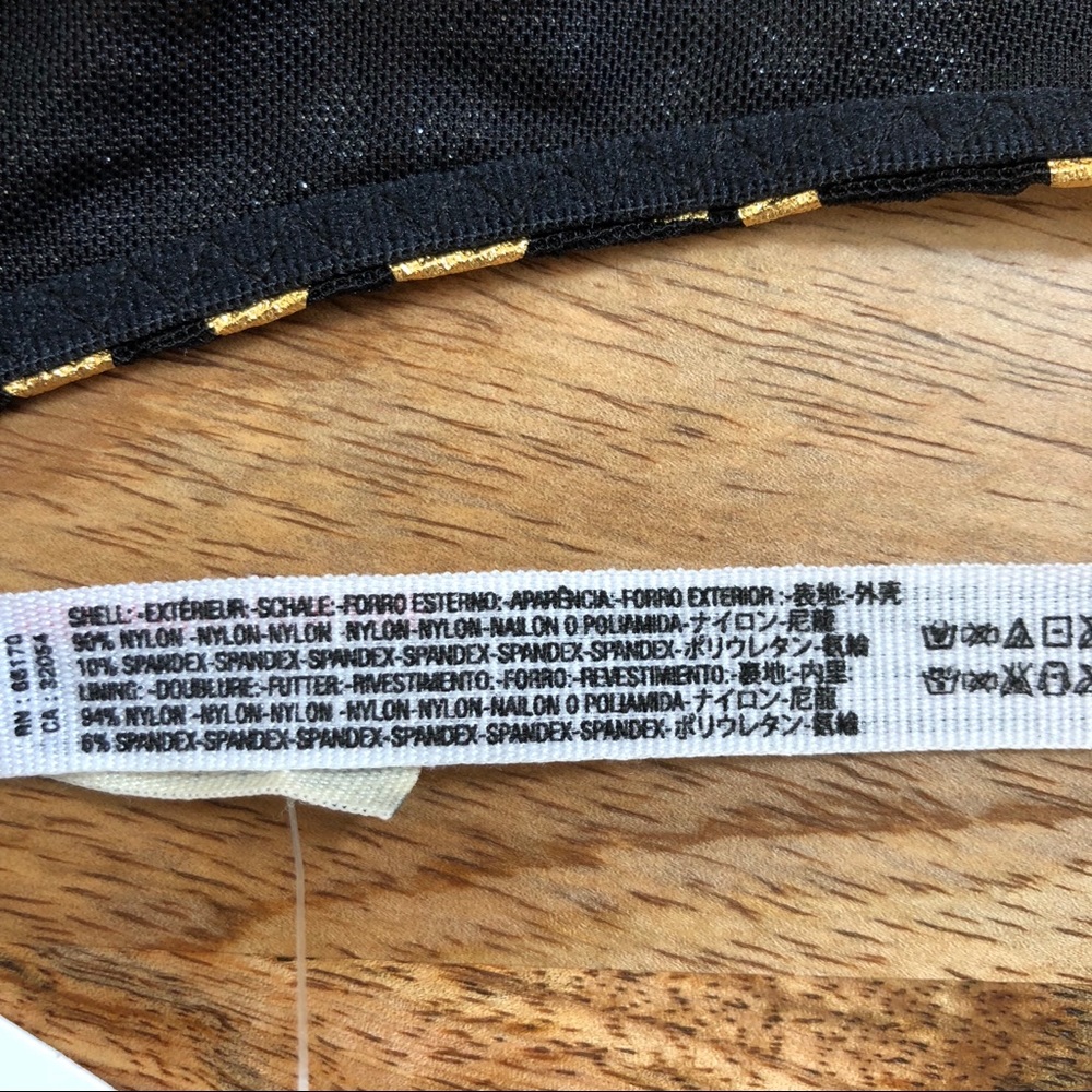 Free People Wonderland black & gold bralette - Picture 8 of 8